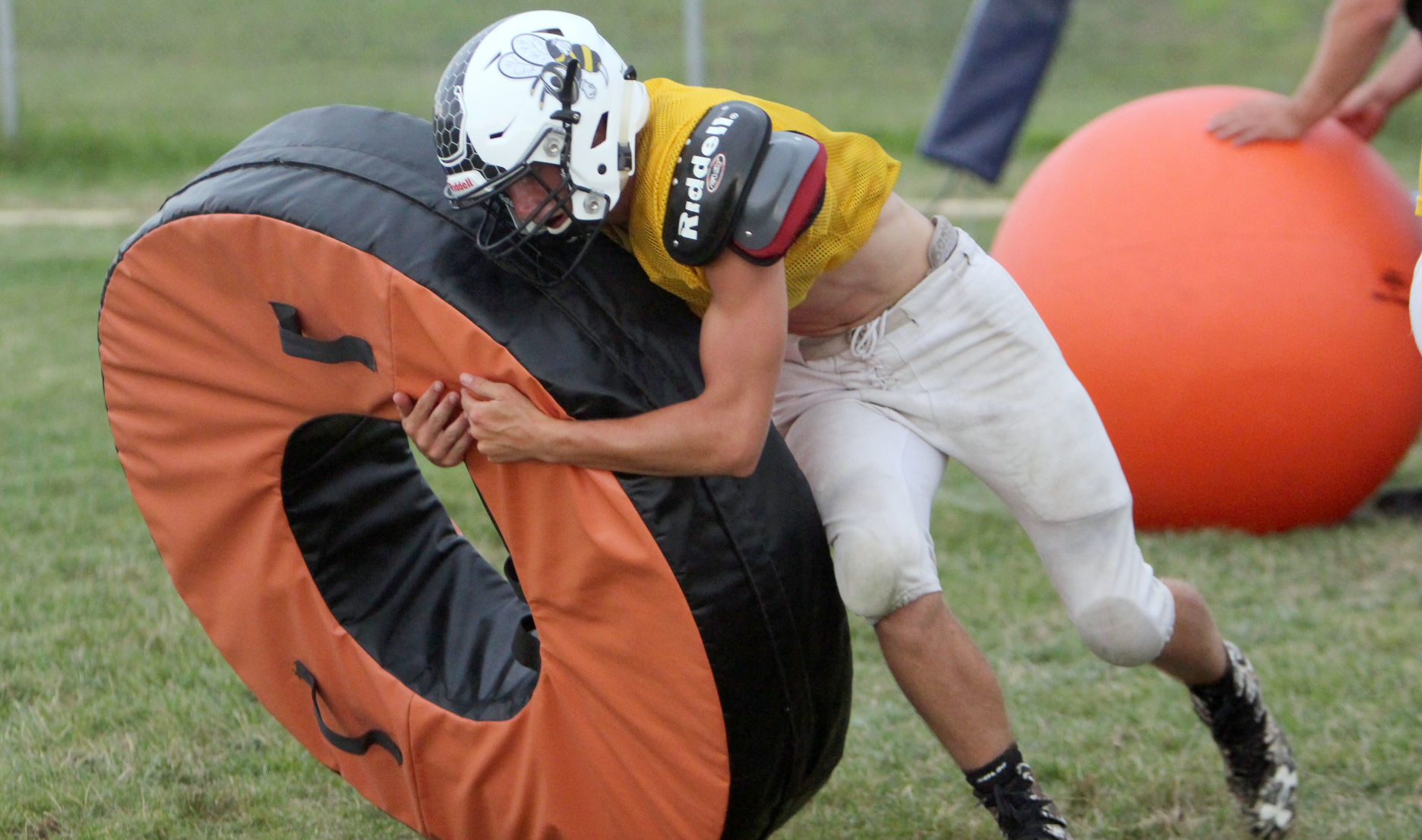 Cadott football practice 8-13-19